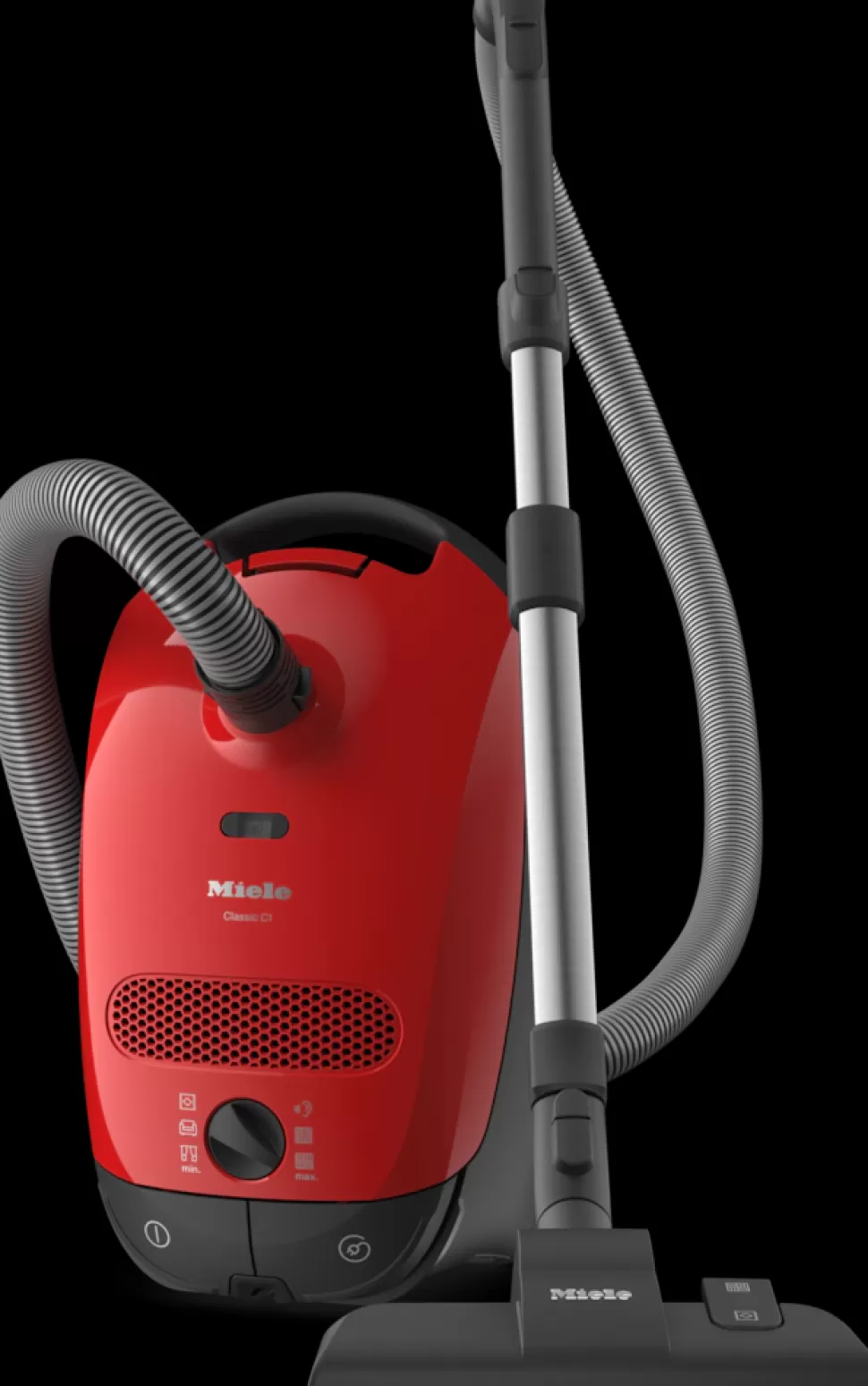 Miele Aspirateurs Traîneaux Avec Sac | Classic C1 Easy Red Powerline - Sbaf3